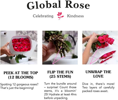 Long-Lasting Pink Rose Bulk Arrangement